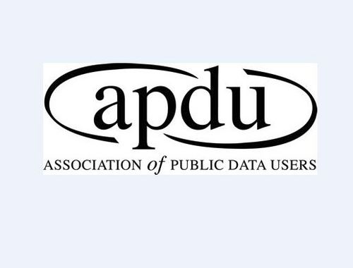 Offical twitter for the Association of Public Data Users (APDU), a national network linking users, producers, and disseminators of government statistical data.