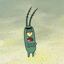 the most nonchalant plankton in all of Bikini Bottom | alt: @itstonyXVIII