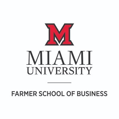 Official twitter for the Farmer School of Business @MiamiUniversity. #FSBExcellence #LoveandHonor #IntegrityResponsibilityRespect #BeyondReady