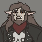 The_Plugbear's profile picture. Punky bugbear artist.
🔞MINORS-B-GONE🔞
I draw goblins sometimes.
He/Him
Icelandic/Haudenosaunee
Remember: be punk; be kind.
COMMISSIONS: https://t.co/8Mi8BAoDg1