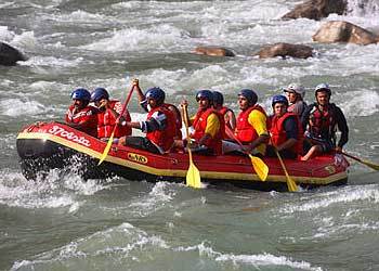Rafting expedition, river side camping, adventure sports with pilgrimage and hill station tour in Rishikesh. Call 09313512002