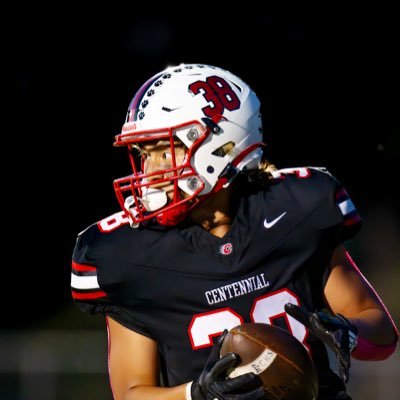 Centennial CO 26 I RB/OLB/ATH #38 I 2025 Captain l 4.06 GPA I 5’8 I 190 LBS. Phone# 651-447-1502. Email: calebmelser@gmail.com NCAA ID#2309109588