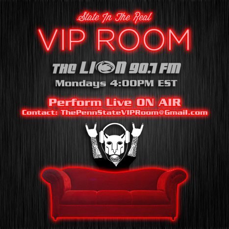 ThePsuVIPRoom's profile picture. PSMN’s interactive web/radio show hosted by @MessOfxJessa every Monday 4-5pm on The Lion 90.7fm! Live music & interviews! ThePennStateVIPRoom@gmail.com