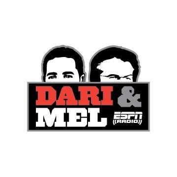 Official Twitter of Dari & Mel on @espnradio. Dari & Mel airs on Saturday mornings at 8 eastern. Plus, catch our weekly podcast http://t.co/CjKbm5OzlM