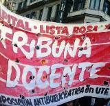Tribuna Docente Capital. Lista Rosa.