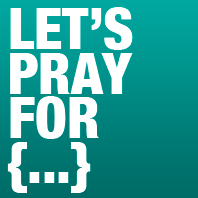 Praying for people. {1 Timothy 2:1-2}. Everyday we'll pray for one person of influence. Use #letsprayfor and join in!