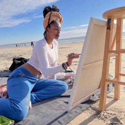 Art & Cleaning-that’s my jam. Available painting 🧹 Print,brushes, apparel 🕳