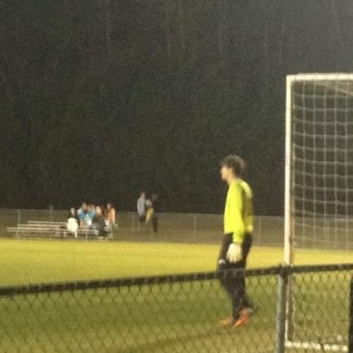 starting goalie for jv at GHS