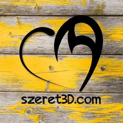 szeret3D's profile picture. 3D technikával nyomtatott termékek készítése.
Egyedi megrendelés alapján is, Rád vagy akár szeretteidre szabva.
“mert szereted”