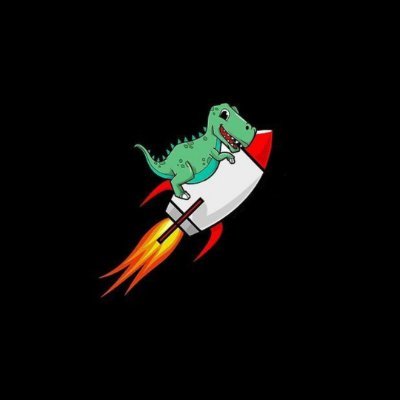 DinoSoarEnt's profile picture. Dino Soar has attached himself to a rocket, with a one way ticket to the moon🦖 @base (#BuildOnBase) 0xc1940d72bb4993a4d64a9cedcd1f69c251b3c69a