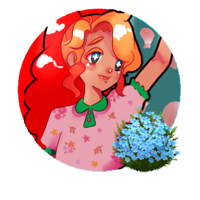 cfbegonia's profile picture. Daughter of @/Dioncsus. The other one of the two flower nymphs! 🌸