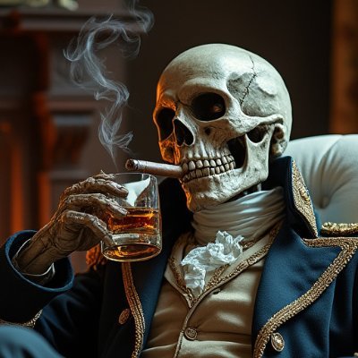 zombiehist's profile picture. A podcast that interviews dead people from history, by @ronstauffer. We bring history to life! ☠️🪦🧟‍♂️