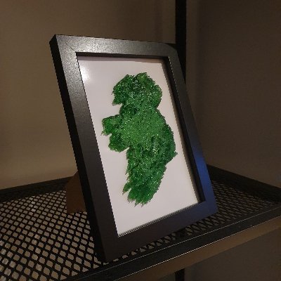 We made 3D Topographical maps of Ireland, because we absolute love it.