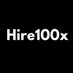 Hire100x (@hire100x) Twitter profile photo Hire100x (@hire100x) Twitter profile photo