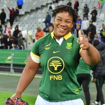 Director Menstruation Foundation. First pro woman’s 15 rugby player in Africa. Springbok Women. The Beast Foundation Ambassador.