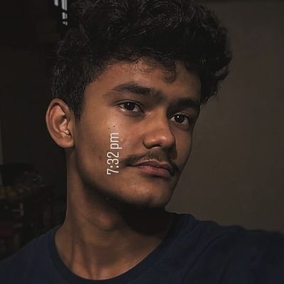 BhalRushil's profile picture. Trying to learn web dev;/
philosophy;/
Always down to learn something new;/
please connect if you're from tech;/
Cinephile;/
