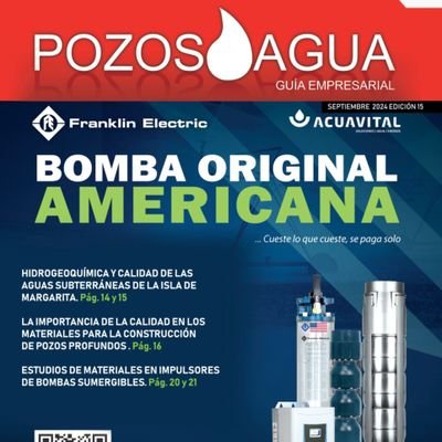 GuiaPozosyagua's profile picture. Negocio local- correo pozosyagua@gmail.com
Pozos&Agua Guía Empresarial es una revista especializada en temas relacionados con la construcción de pozos para agua