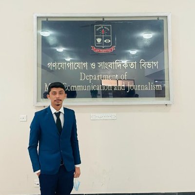 AhmedJobair1612's profile picture. Mass communication and Journalism Student at University of Dhaka & Work as a Journalist.