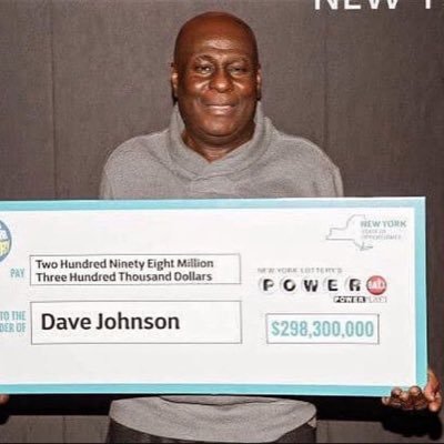 I'm Dave Johnson the winner of $298.3 million from powerball lottery. I'm giving you $30,000 to some of my lucky followers and friends