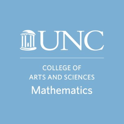The official X account of UNC-CH Mathematics.
This is a forum for sharing the department's research, news, events, and services.
