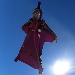 Teresa's alternate Twitter account.
Skydiving, and getting around all the blocks by right wing snowflake accounts.