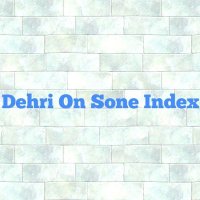 Dehri On Sone Index (@dosindex) 's Twitter Profile