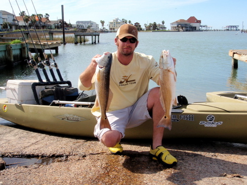 Team Hobie. IFA Kayak Texas Angler of the Year  2010. Choice of Kayak is the Hobie Pro Angler.