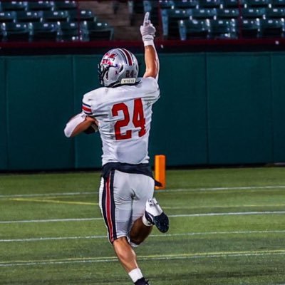RB / 183 LBs / 5’10 / CO25 / 6A Marcus High school / NCAA #2310143220