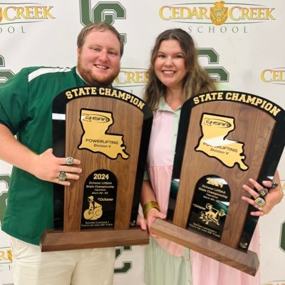 Blessed husband, teacher, and Head Football and Powerlifting Coach @ Cedar Creek School #LaryStrong