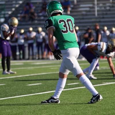 5’10 157 safety/WR #30 God First class of 2028 GPA: 4.00 hankallphin02@gmail.com 817-609-3511