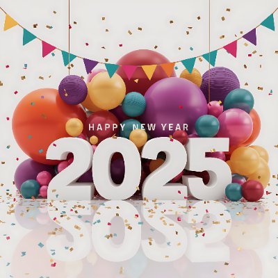 Wishing you a bright and joyful New Year 2025! May this year bring endless opportunities, happiness, and success. Let’s make it a year to remember!🎉 #Happy2025