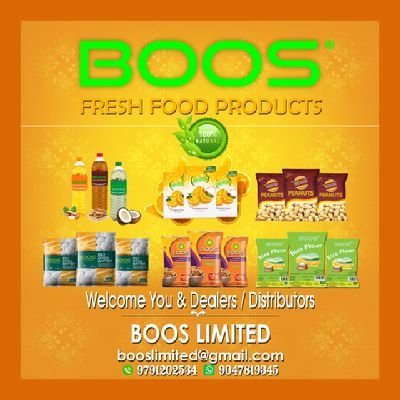 BOOS Limited is manufacturing company, we are manufacturing idly battar, dosa battar, vegetable oils, vegetable chips and species and more services. welcome 👍