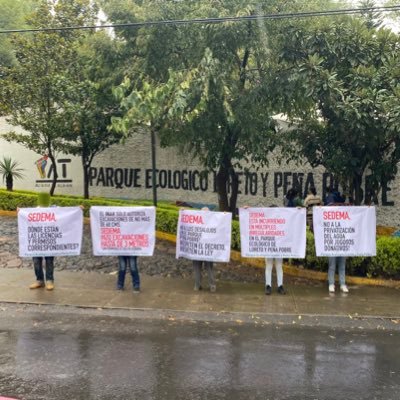Defendemos nuestro querido parque de actos irregulares y arbitrarios de autoridades de SEDEMA, cuestionamos la transparencia de los recursos utilizados.