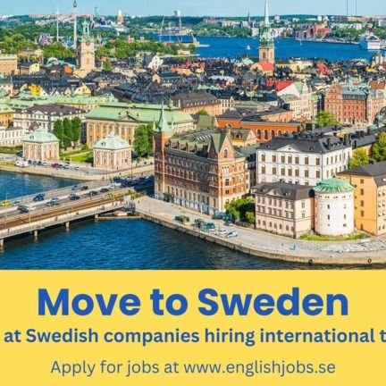 🌍International Recruitment Manager at https://t.co/o5iqHqK711
✈️ Helping skilled professionals find job opportunities in Sweden✈️
📩 DM for tips and insights