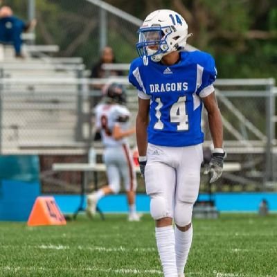Class of 2029 | RB | CB | WR | S | Halstead High School | BW 138 | Height 5'8 | vert 34 | 40 yd 4.5 | age 15 |