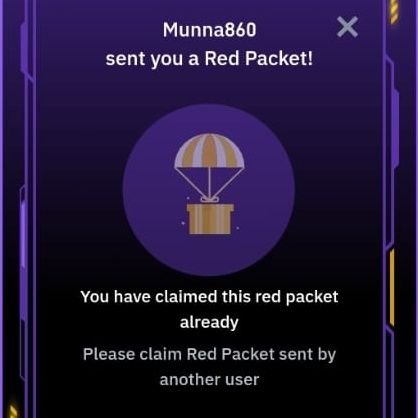 redpacket01's profile picture. Binance red packet