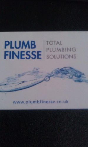 PlumbFinesse's profile picture. Down to earth family man and (bad) golfer. Offering a professional approach to plumbing (no builder's bum, tea demands or turning up late!)