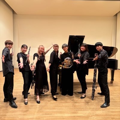 愛知県立芸術大学在学生による木管アンサンブルチーム”Mixible”(ミクシブル)です。fl 三原奏音 ob 前田菜穂子 cl 河田彩楓 fg荒木翔也 hr 堀場泉 pf 大谷恵 https://t.co/fgey5oG0VM