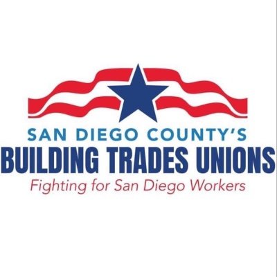 San Diego County Building and Construction Trades Council, @AFLCIO = 22 construction & trades unions representing over 35,000 skilled workers.
