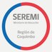 SEREMI de Educación Región de Coquimbo (@mineduccoquimbo) Twitter profile photo SEREMI de Educación Región de Coquimbo (@mineduccoquimbo) Twitter profile photo