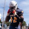 43_Jaylin's profile picture. Headhunter🥷🏾 6’0ft 220 #Backerboyz🥋#JUCOPRODUCT