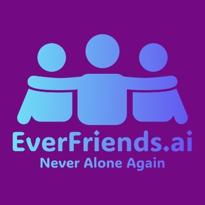 EverfriendsAI's profile picture. EverFriends is a mobile app that harnesses the power of advanced artificial intelligence to create compassionate, responsive companions  for aging adults.