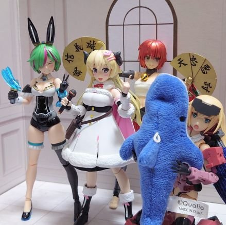 フィギュアとプラモで遊ぶためにあれやこれやとやってます。ロボットアニメ、仮面ライダーなどの特撮を見てます。Gガンダムを初めとした今川泰宏監督のアニメとゲッター線がエネルギーの源。
最近は角巻わためさんのファン!
模型サークル『遊冒会』(@asoboukai1)代表。