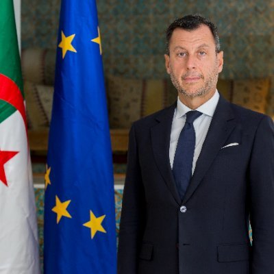 AmbUeAlgerie's profile picture. Compte officiel de l'Ambassadeur de l'Union européenne en Algérie
الحساب الرسمي لسفير الإتحاد الأوروبي بالجزائر 🇪🇺🇩🇿