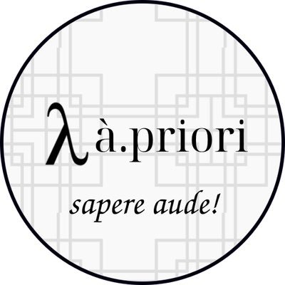 philo_apriori's profile picture. Sapere aude! — Dare to know!

We are a loose gathering of promenaders in the space of philosophy.
Mainly based in #Yokohama.
Logic. Art. Linguistics. CompSci.