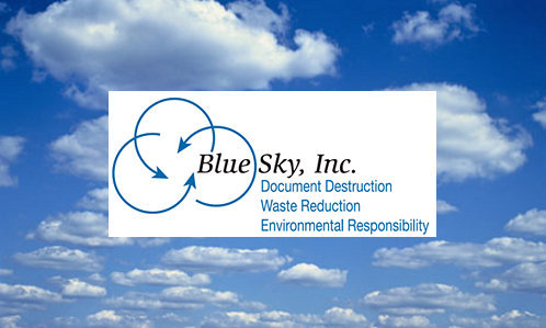 blueskyrecycle's profile picture. Blue Sky, Inc. is a full service document destruction and recycling company. With over 40 years experience in the document destruction and recycling industry.