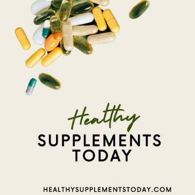 HealthytodayCo's profile picture. Healthy Supplements Today is your one stop shop for all things wellness.
