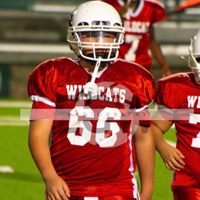 GabeClips69765's profile picture. 12 years old young prospect in Dallas area      5’7 204 c/o 2030 student/athlete D1 play football D end and right tackle and play baseball