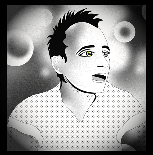Graphic artist and LGBT activist.