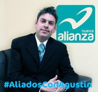 Twitter creado por jóvenes en apoyo a Agustin Tamayo, candidato de #NuevaAlianza al distrito 04 #AliadosConAgustin
